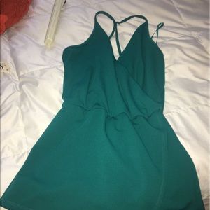 Teal romper